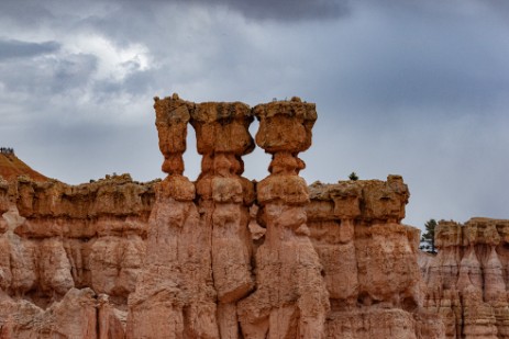 Wettersturz im Queens Garden im Bryce Canyon