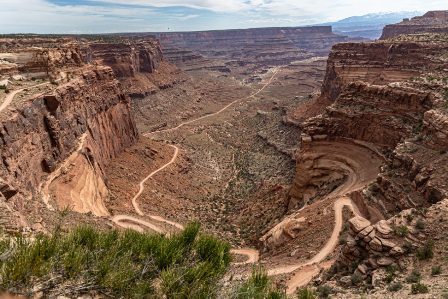 Shafer Trail im Canyons Nationalpark