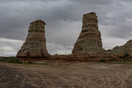 Fahrt zum Grand Canyon bei schlechtem Wetter