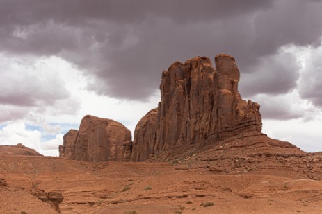 Monument Valley bei schlechtem Wetter