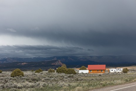 Regen am Bryce Canyon